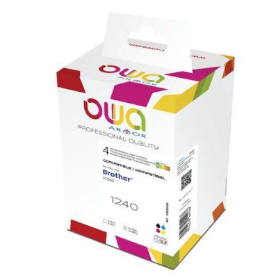 OWA Pack 4 Cartouches Compatibles Brother Lc1240 Bcmy - 