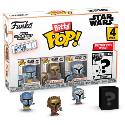 FUNKO Pack 4 Figurines  Bitty Pop Mandalorian Heavy Mandalorian