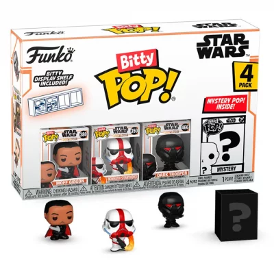 FUNKO Pack 4 Figurines  Bitty Pop Mandalorian Moff Gideon