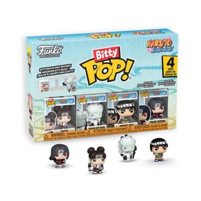 FUNKO Pack 4 Figurines  Bitty Pop Naruto Shippuden Mod&egrave;le al&eacute;atoire