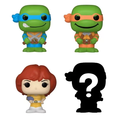 FUNKO Pack 4 figurines  Bitty Pop Teenage Mutant Ninja Turtle Leonardo