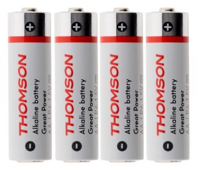 THOMSON Pack 4 piles alcalines LR06 AA 1,5 V - 