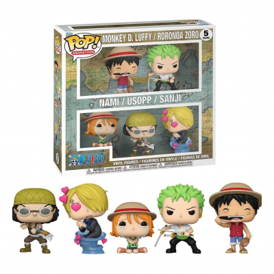 FUNKO Pack 5 Figurines  Pop Animation KS One Piece