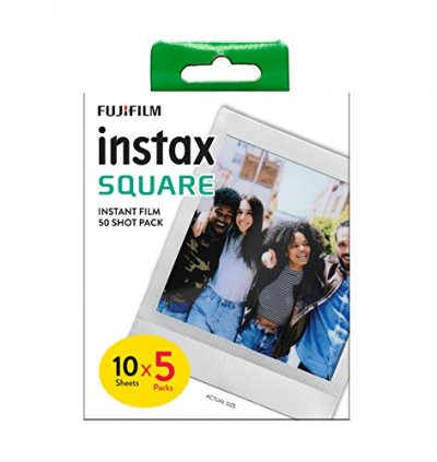 FUJIFILM Pack 50 films pour Appareil Photo  instax Square