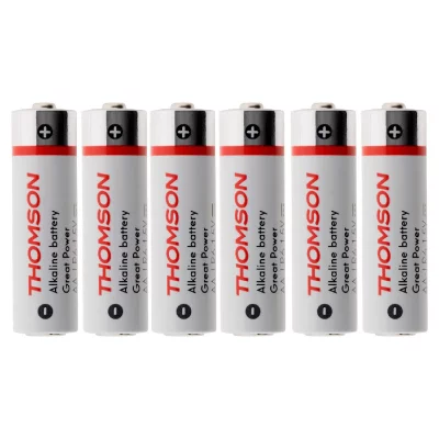THOMSON Pack 6 piles alcalines LR06 AA 1,5 V - 