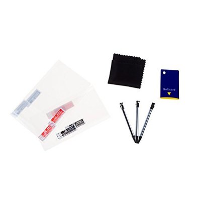 UNDER CONTROL Pack Accessoires - 2 Prot&egrave;ges &Eacute;cran + 2 Stylets - 3ds/3dsxl