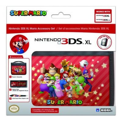 HORI Pack accessoires  Pack Mario pour 3DS XL