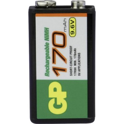 GP Pack accus nimh 9.6 v 170 mah nimh-9v6