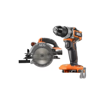 AEG Pack  Perceuse &agrave; percussion - Scie circulaire - 18 V - Subcompact - Brushless