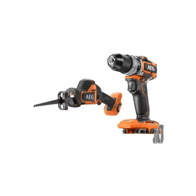 AEG Pack  Perceuse &agrave; percussion - Scie sabre - 18 V - Subcompact - Brushless