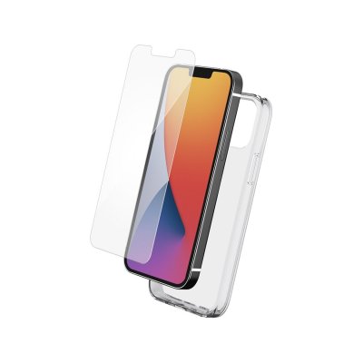 BIGBEN Pack Apple iPhone 14 Coque Transparente + Verre tremp&eacute;  - Neuf