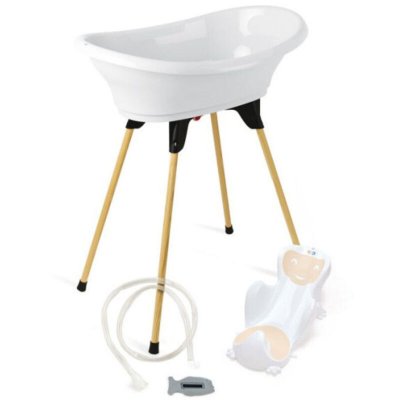 THERMOBABY Pack baignoire  VASCO 5 en 1 Blanc muguet - Fabriqu&eacute; en France