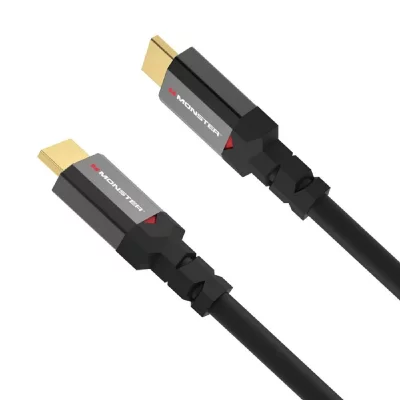 MONSTER CABLE Pack C&acirc;ble HDMI 8K HDR  1.8 m pour PS5 Noir - Neuf