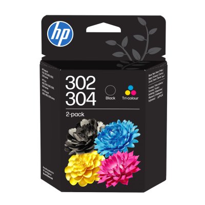 HP Pack Cartouche 302 Couleurs / 304 Noir 