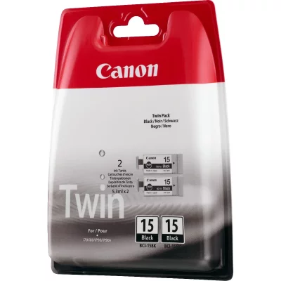 CANON Pack cartouche  BCI-15 - 2 x Noir