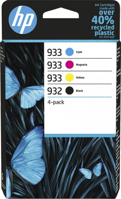 HP Pack cartouche d'encre  932 Noir +  933 3 couleurs 