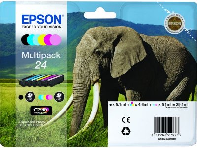 EPSON Pack cartouches  PACK 24 ELEPHANT