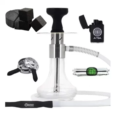 GENERIQUE Pack Chicha Oduman Monster + Charbons + Chauffe Charbon + Foyer Silicone