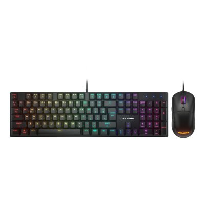 COUGAR Pack clavier souris gaming -  Gaming - COMBAT - Filaire - RGB - M&eacute;canique - Azerty 