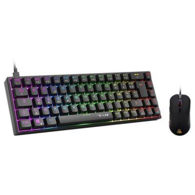 THE G LAB Pack Clavier/Souris The G-LAB Combi Titanium - Clavier/Souris