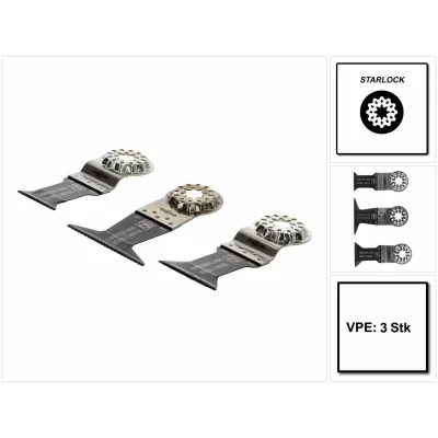 FEIN Pack combo Lame de scie bois/m&eacute;tal E-Cut Starlock  - 35222967100