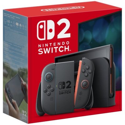 Pack Console Nintendo Switch 2 Noir + une paire de Joy-Con 2
