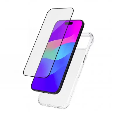 BIGBEN CONNECTED Pack coque + verre tremp&eacute; - IPhone Air - SmartFrame