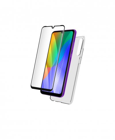 BIGBEN CONNECTED Pack Coque + Verre Tremp&eacute; pour Huawei Y6P