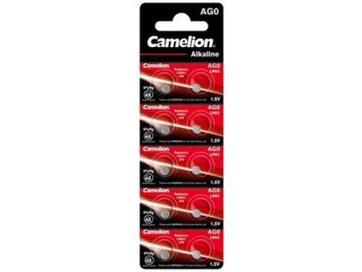 CAMELION Pack de 10 piles Alcaline AG0 0% Mercury/Hg (12051000) - 