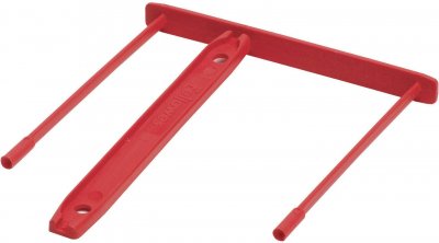 BANKERS BOX Pack de 100 Clips d'archives 85 mm Rouge