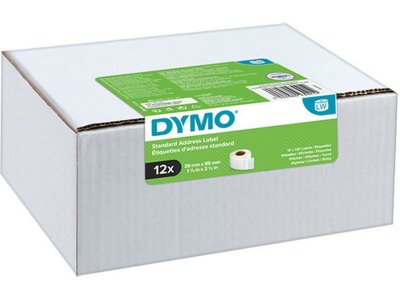 DYMO Pack de 12 &eacute;tiquettes LW standard adresse 28 x 89 mm 2093091