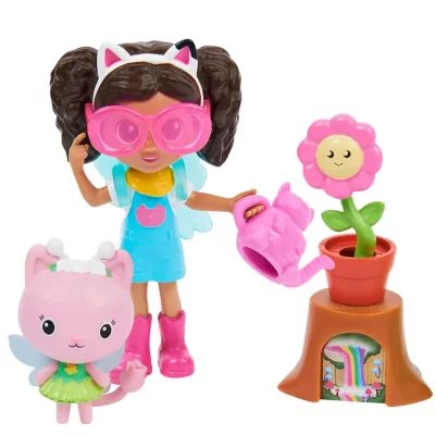 SPIN MASTER Pack de 2 figurines et accessoires Jardin enchant&eacute; Gabby's Dollhouse