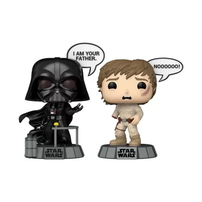 FUNKO Pack de 2 figurines Pop Star Wars Darth Vader and Luke Skywalker