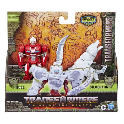 TRANSFORMERS Pack de 2 figurines Rise of the Beasts Combiners Mod&egrave;le al&eacute;atoire