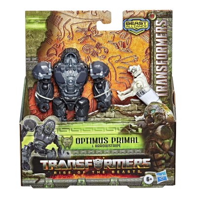 TRANSFORMERS Pack de 2 figurines Rise of the Beasts Weaponizers Mod&egrave;le al&eacute;atoire