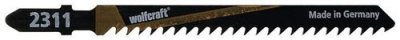 WOLFCRAFT Pack de 2 lames de scie sauteuse avec queue en t/hcs 2311000 