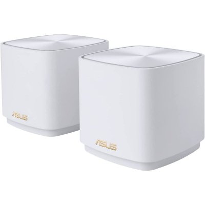 ASUS Pack de 2 Routeurs sans fil Bi-bande  ZenWiFi XD4 Plus Blanc