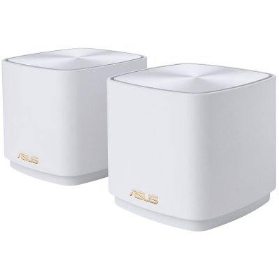 ASUS Pack de 2 routeurs sans fil Bi-bande  ZenWiFi XD5 Blanc