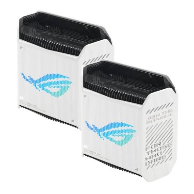 ASUS Pack de 2 routeurs sans fil WiFi Tri-bande  ROG Rapture GT6 Blanc