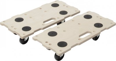  Pack de 2 supports roulants connectables WOLFCRAFT FT 400