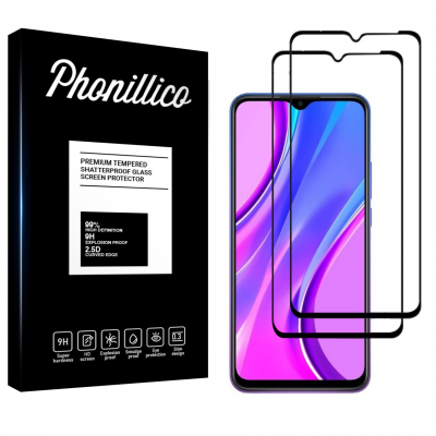 PHONILLICO Pack de 2 Verres Tremp&eacute; pour Xiaomi REDMI 9 / REDMI 9A / REDMI 9C NFC