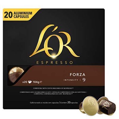  Pack de 20 capsules L&rsquo;Or Espresso Forza Intensit&eacute; 9 