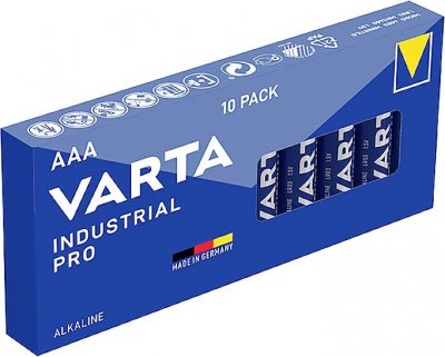 VARTA Pack de 200 piles aaa-lr03  industrial pro 38591