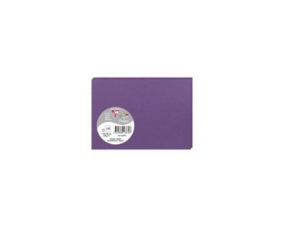 POLLEN BY CLAIREFONTAINE Pack de 25 cartes Pollen 110 x 155 mm Violet