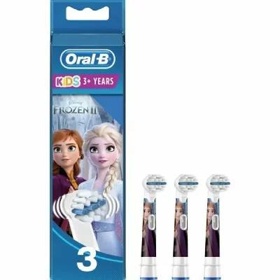 ORAL B Pack de 3 Brossettes  Kids Disney Frozen La Reine des Neiges 2