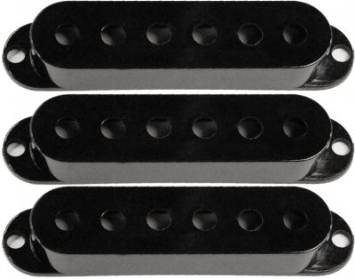 SEYMOUR DUNCAN Pack De 3 Capots  3 X Capots S Black Sans Logo