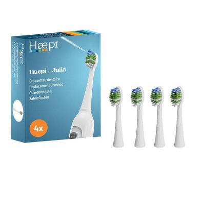 HAEPI Pack de 4 Brossettes  pour Brosse &agrave; dents  Julia