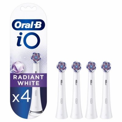 ORAL B Pack de 4 brossettes Oral-B iO Radiant White Blanc