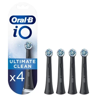 ORAL B Pack de 4 brossettes  iO Ultimate Clean Noir 
