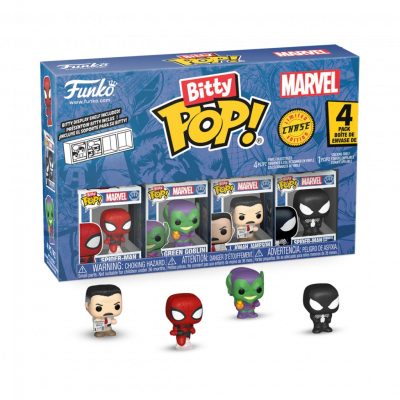 FUNKO Pack de 4 figurines  Bitty Pop Spider-Man 